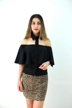 Leopar Desen Mini Etek